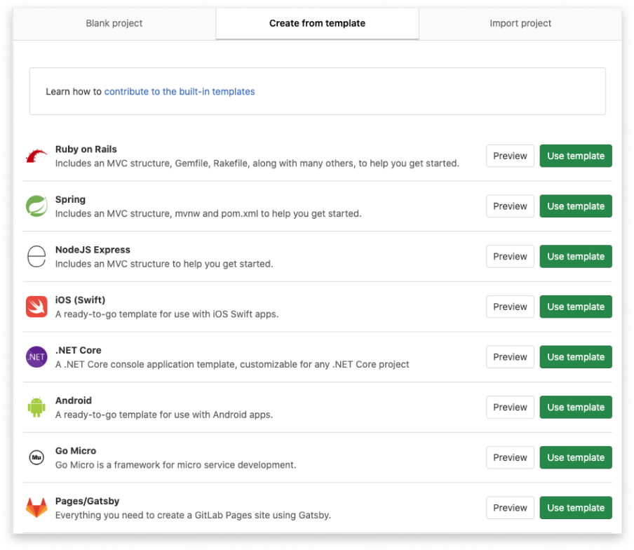gitlab projects 3